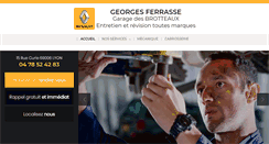 Desktop Screenshot of garage-renault-lyon.com