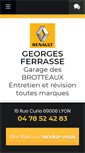 Mobile Screenshot of garage-renault-lyon.com
